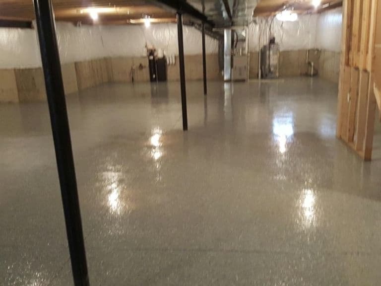 Large Basement Solid Coating
