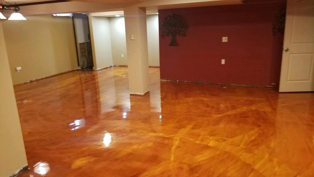 Orange Copper Basement Transformation